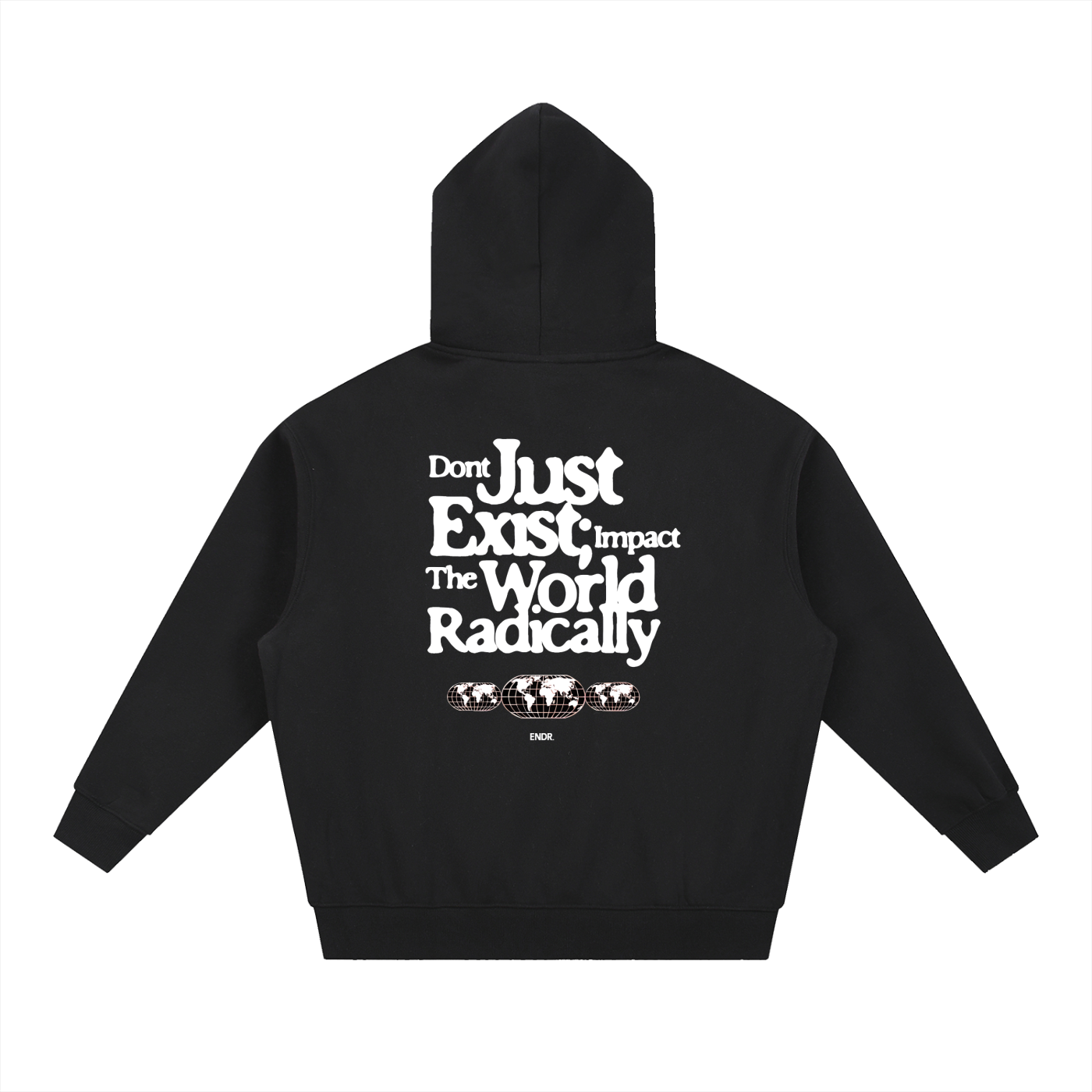 Essential Oversized Boxy Fit Fleece Hoodie