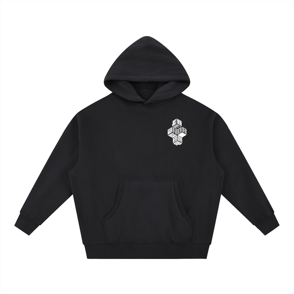 Essential Oversized Boxy Fit Fleece Hoodie