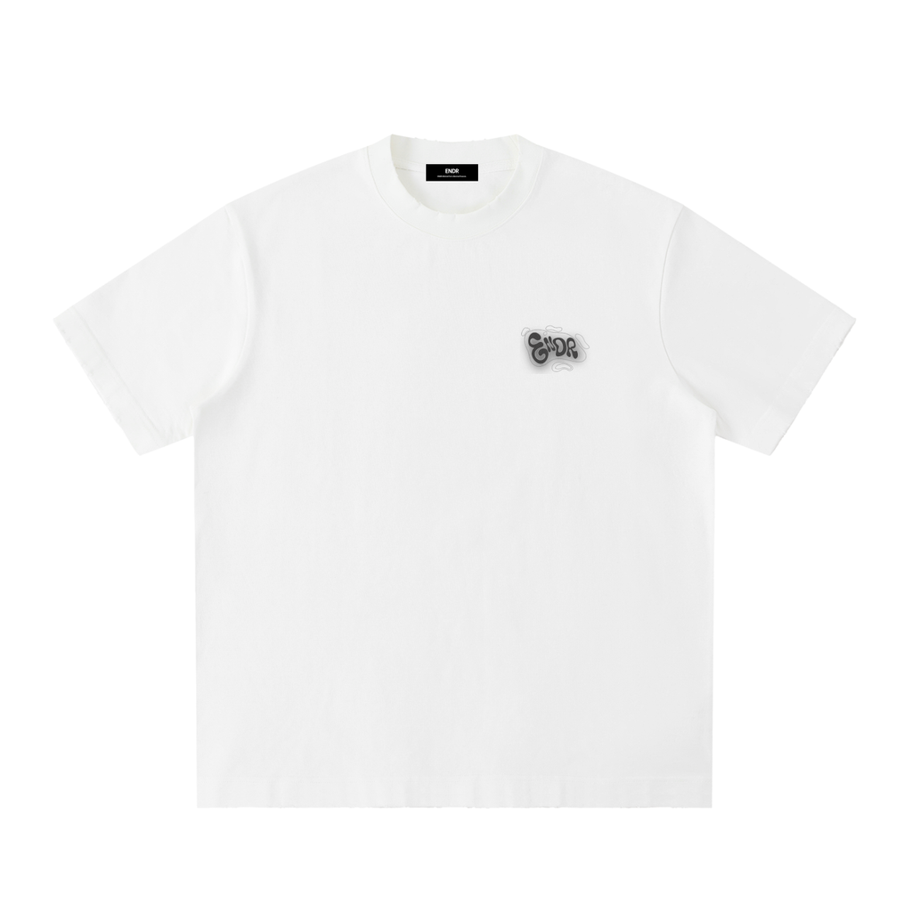 Heavyweight Vintage Washed Frayed T-Shirt