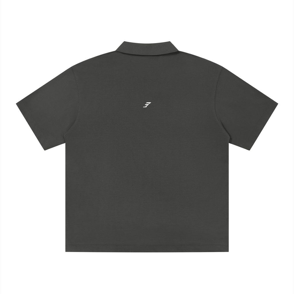 Men's Drop Shoulder Polo Shirt