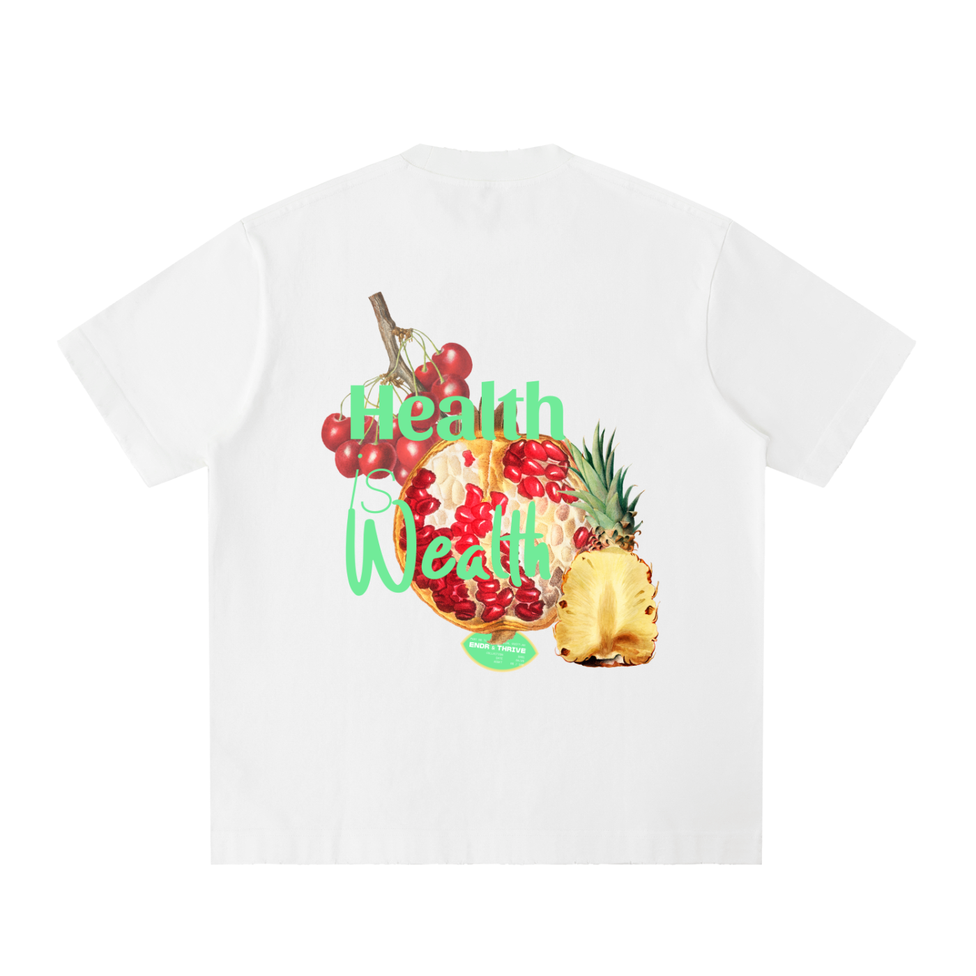Heavyweight Vintage Washed Frayed T-Shirt