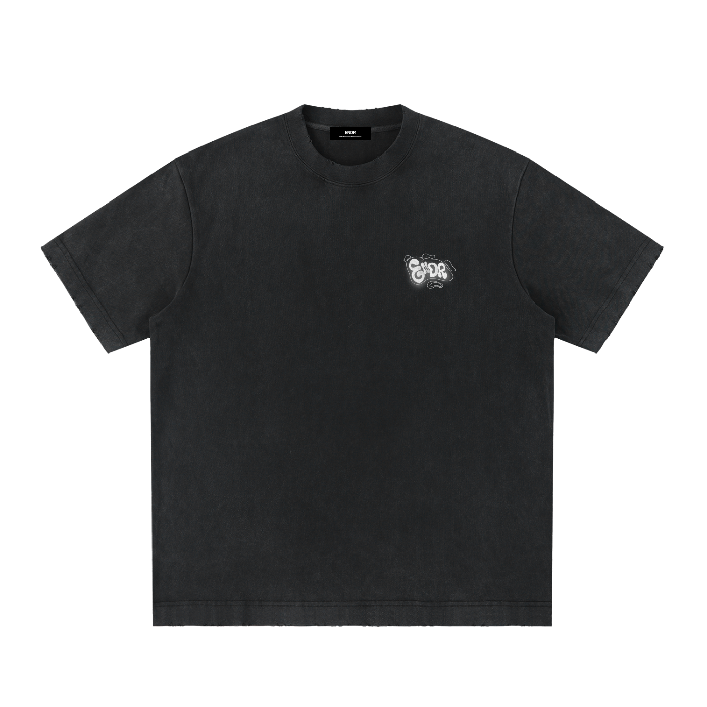 Heavyweight Vintage Washed Frayed T-Shirt