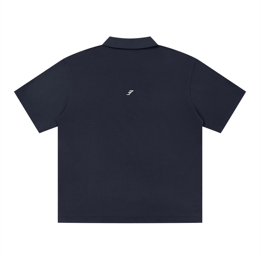 Men's Drop Shoulder Polo Shirt