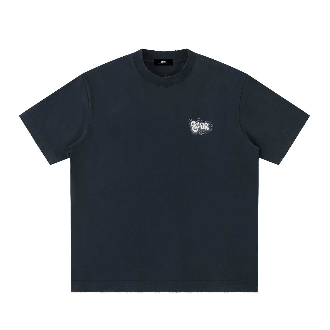 Heavyweight Vintage Washed Frayed T-Shirt