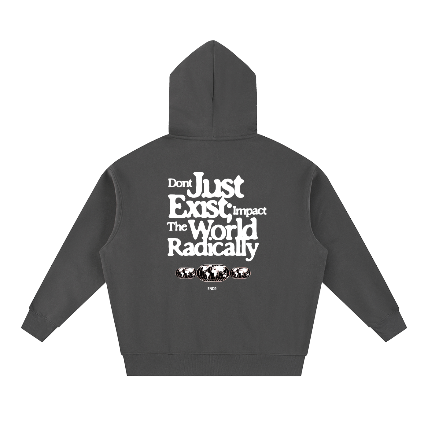 Essential Oversized Boxy Fit Fleece Hoodie