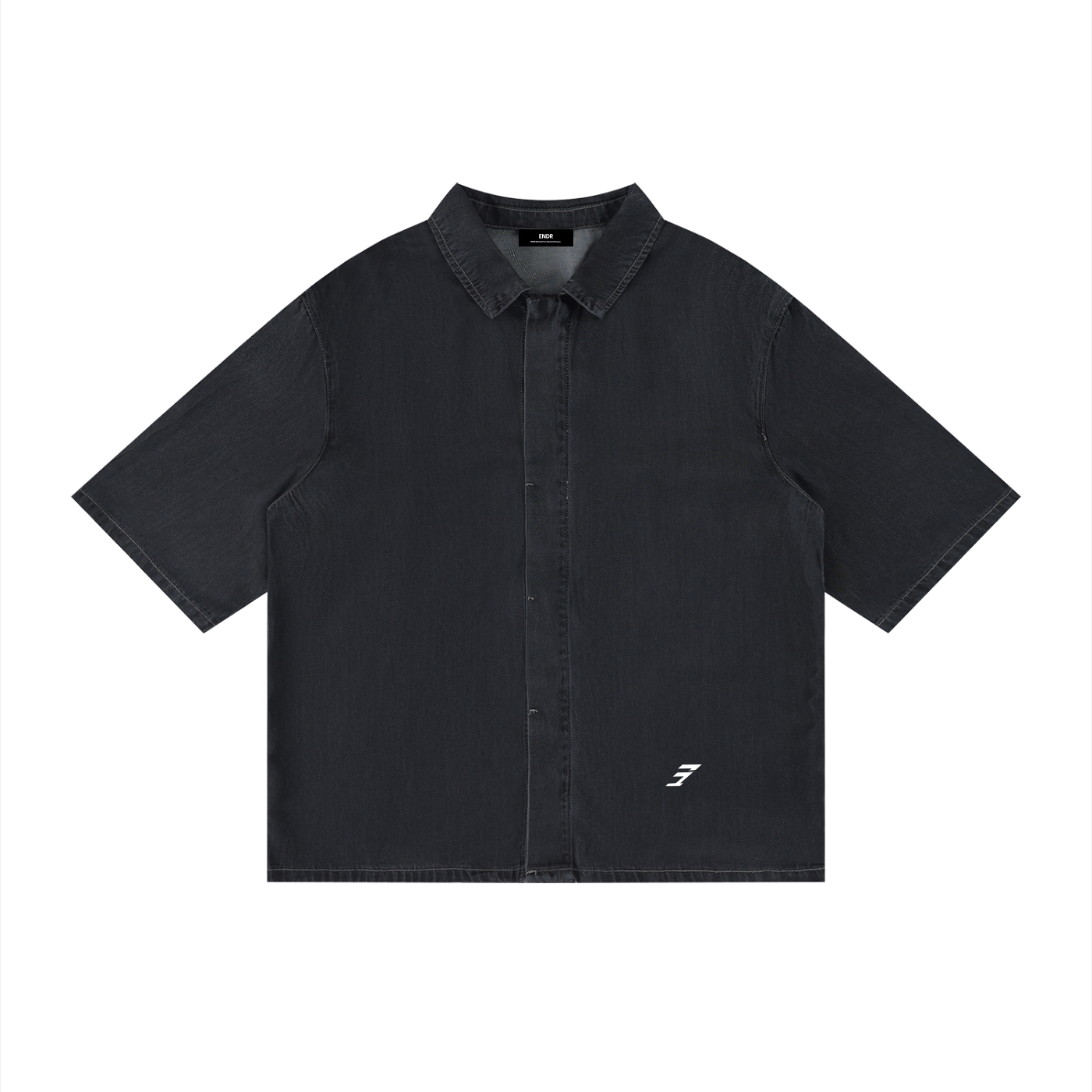 Unisex Vintage Wash Drop Shoulder Lyocell Shirt